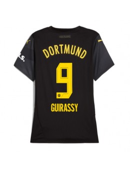 Billige Borussia Dortmund Serhou Guirassy #9 Bortedrakt Dame 2024-25 Kortermet